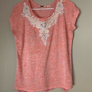 Miss Me peach blouse